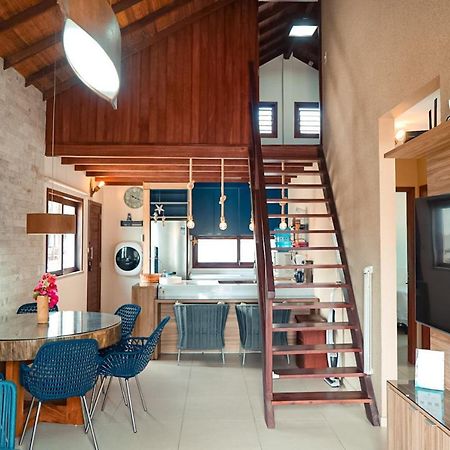Apartamento Peixe Boi - pé na areia com vista frontal e total para o mar Barra Grande  Esterno foto