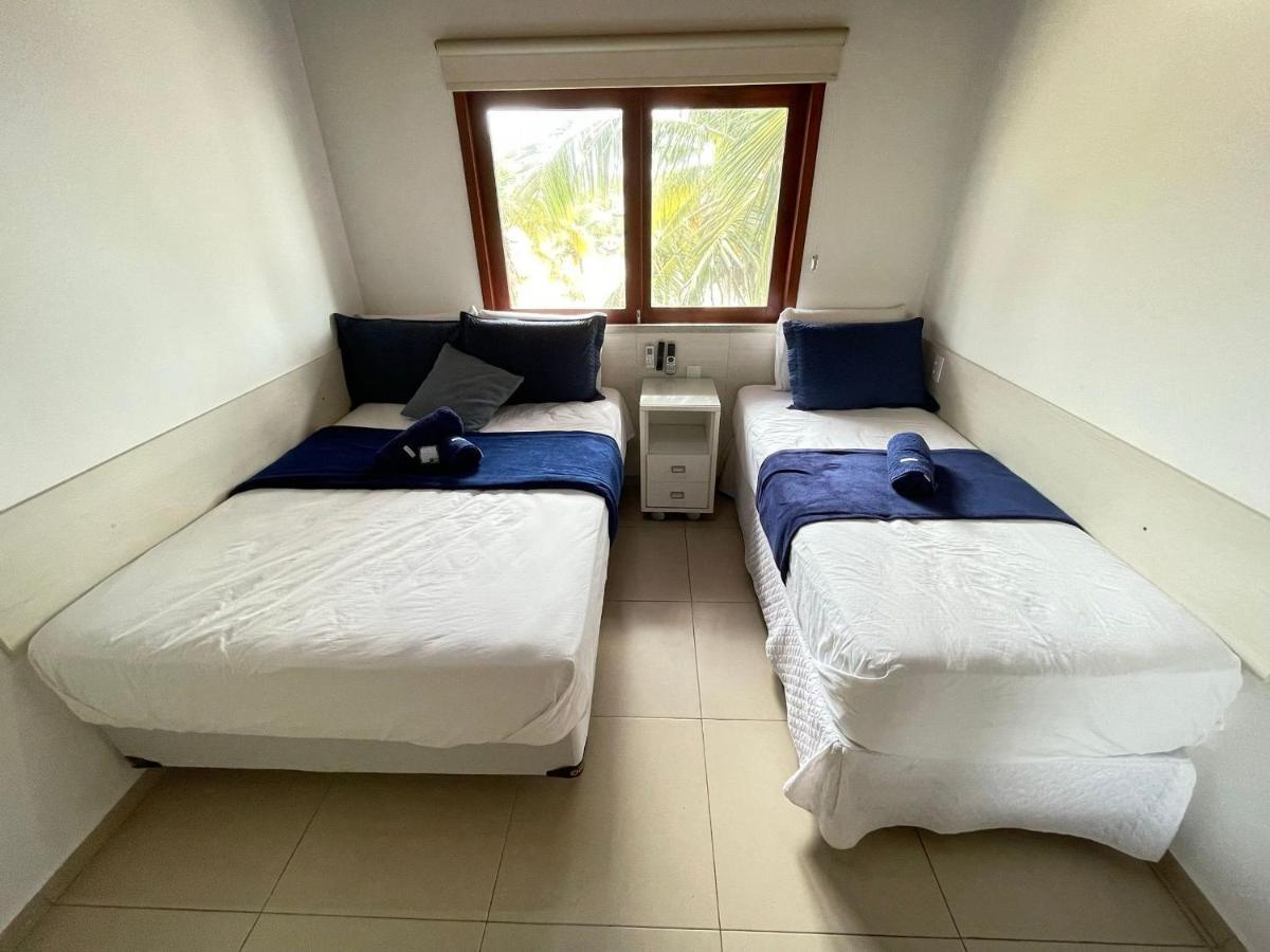 Apartamento Peixe Boi - pé na areia com vista frontal e total para o mar Barra Grande  Esterno foto
