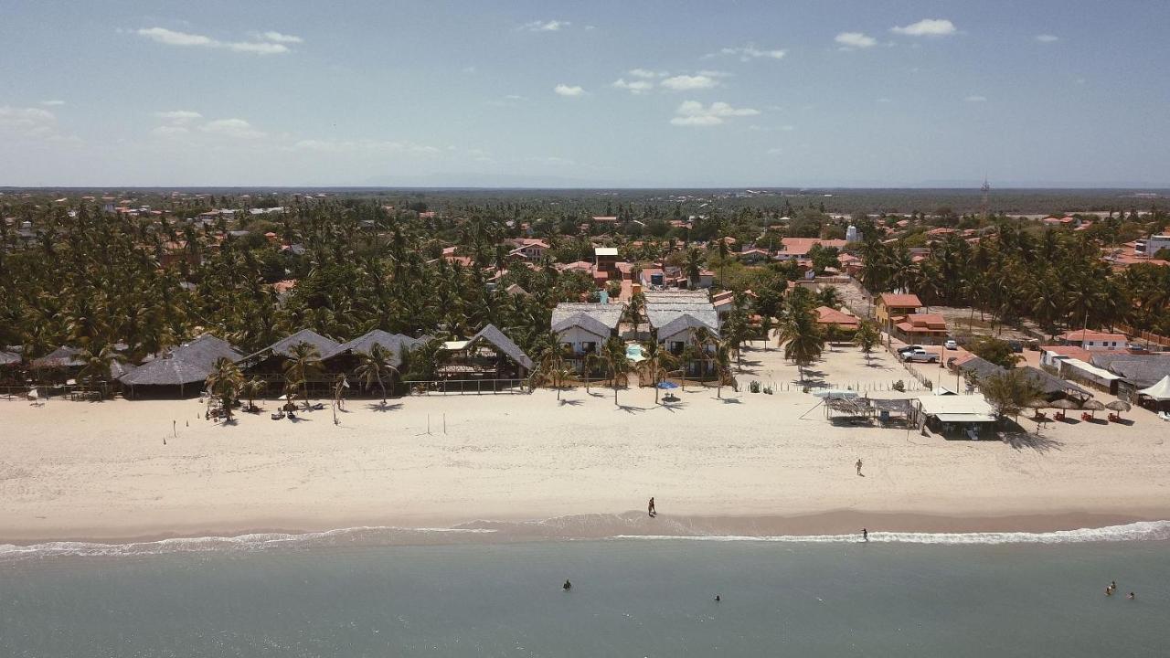 Apartamento Peixe Boi - pé na areia com vista frontal e total para o mar Barra Grande  Esterno foto