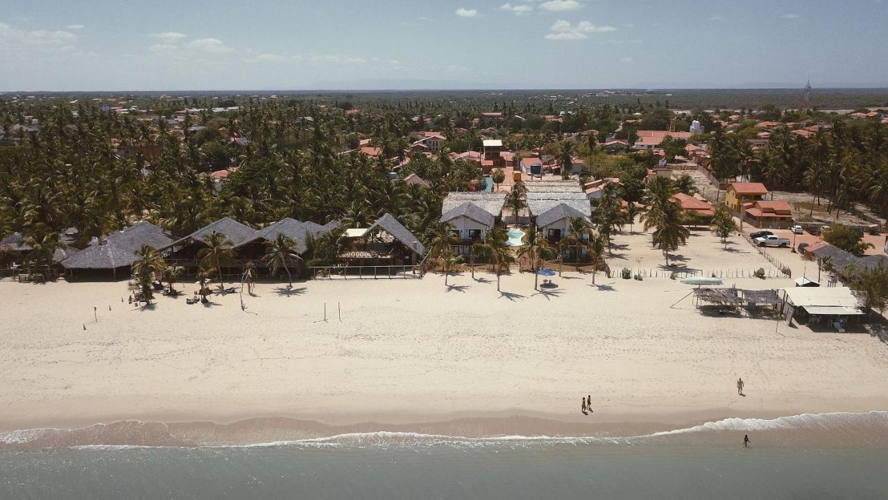Apartamento Peixe Boi - pé na areia com vista frontal e total para o mar Barra Grande  Esterno foto