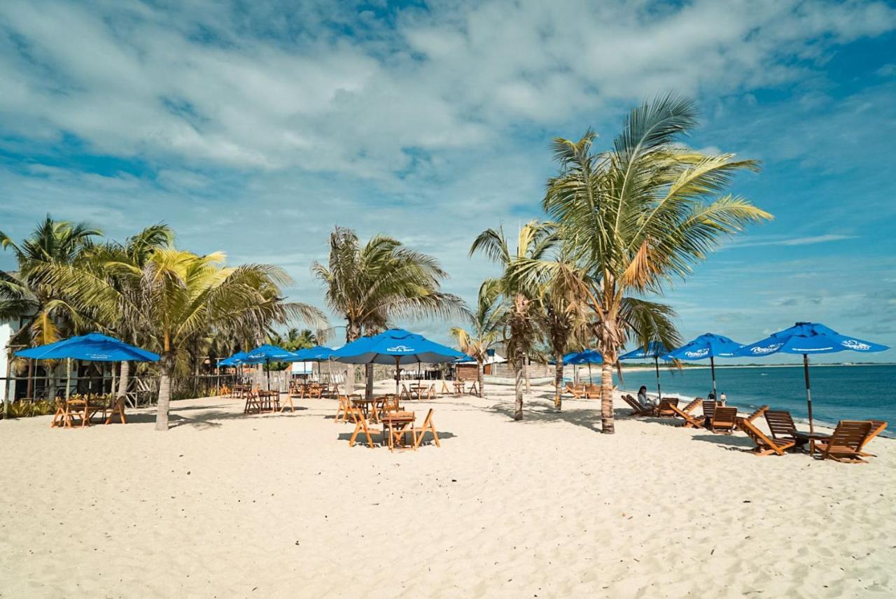 Apartamento Peixe Boi - pé na areia com vista frontal e total para o mar Barra Grande  Esterno foto